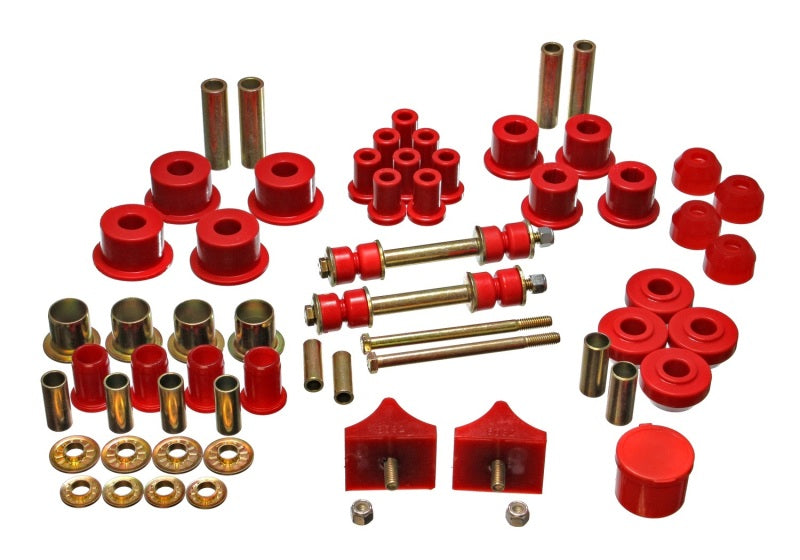 Energy Suspension 66-76 Chrysler A Body - Dart/Demon/Duster/Valiant Red Hyper-flex Master Bushing Se - eliteracefab.com