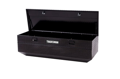 Tradesman Aluminum Flush Mount Truck Tool Box (56in.) - Black Tradesman