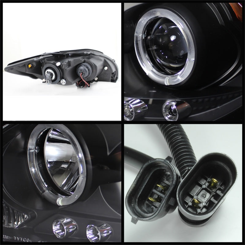 Spyder Scion TC 08-10 Projector Headlights LED Halo -Replaceable LEDs Blk PRO-YD-TTC08-HL-BK - eliteracefab.com