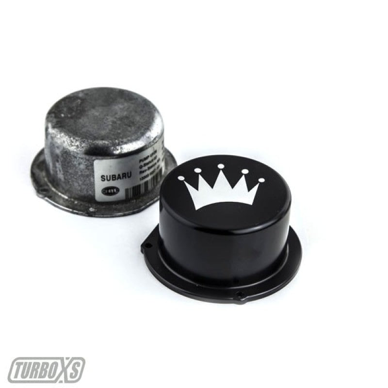 TURBOXS VACUUM PUMP COVER SUBARU WRX BLACK; 2015-2016 - eliteracefab.com