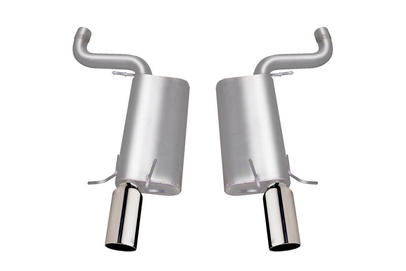 Gibson 06-08 Cadillac STS V 4.4L 2.5in Axle-Back Dual Exhaust - Stainless Gibson