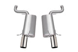 Gibson 06-08 Cadillac STS V 4.4L 2.5in Axle-Back Dual Exhaust - Stainless