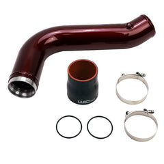 Wehrli 17-19 Chevrolet 6.6L L5P Duramax Passenger Side 3.5in Intercooler Pipe - Candy Red