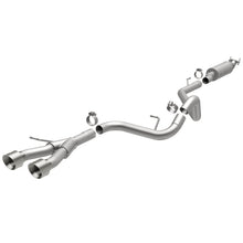 Load image into Gallery viewer, MagnaFlow 13 Hyundai Veloster 1.6L Turbo Dual Center Rear Exit Stainless Cat Back Perf Exhaust - eliteracefab.com