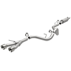 MagnaFlow 13 Hyundai Veloster 1.6L Turbo Dual Center Rear Exit Stainless Cat Back Perf Exhaust - eliteracefab.com