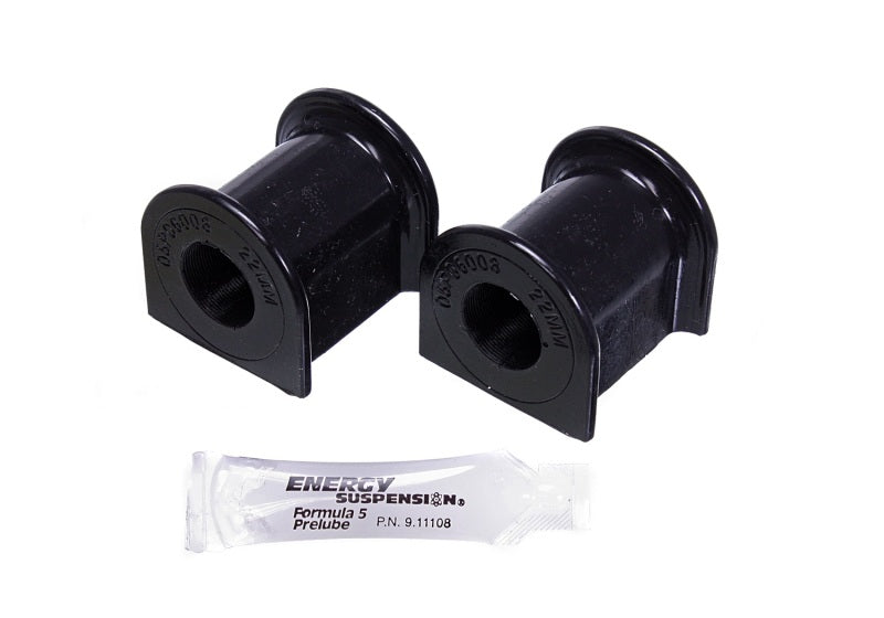 Energy Suspension 2015 Ford Mustang 22mm Rear Sway Bar Bushings - Black