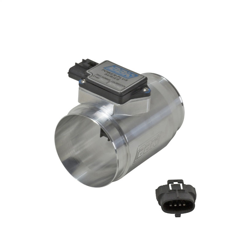 BBK 86-93 Mustang 5.0 Mass Air Meter 76mm 30 lb Inj. Cold Air Calibration CNC Billet Housing 80055