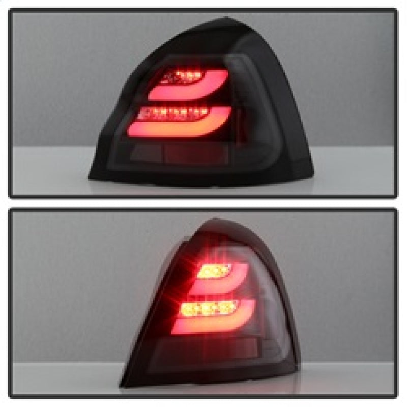 Spyder Pontiac Grand Prix 04-08 Light Bar LED Tail Light Black ALT-YD-PGP04-LED-BK - eliteracefab.com