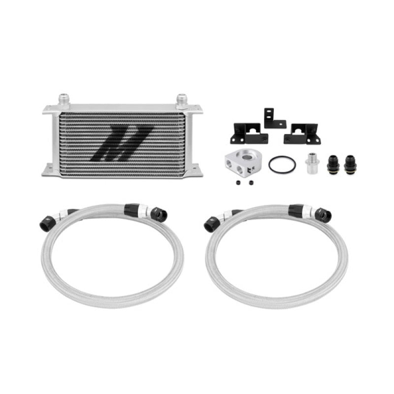 Mishimoto 07-11 Jeep Wrangler JK Oil Cooler Kit - Silver - eliteracefab.com