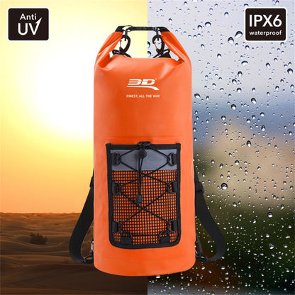 3D MAXpider 6117-21 Roll-Top Dry Bag Backpack - Orange