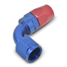 Load image into Gallery viewer, Russell Performance -4 AN Red/Blue 90 Degree Full Flow Hose End