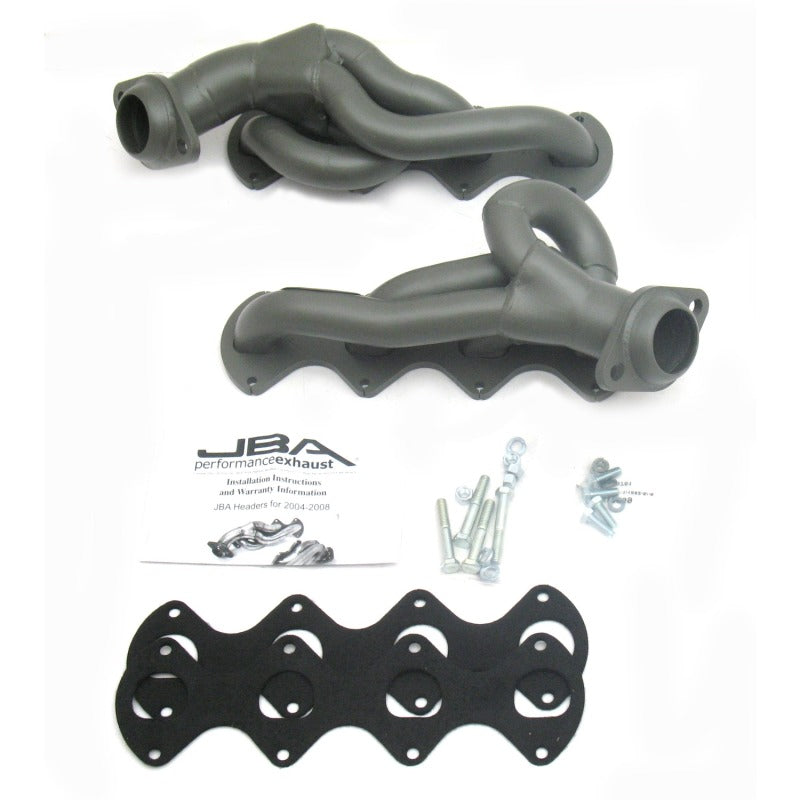 JBA 05-10 Ford F-Series 5.4L 3V 1-5/8in Primary Ti Ctd Cat4Ward Header JBA