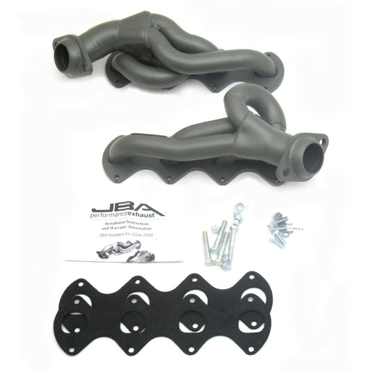 JBA 05-10 Ford F-Series 5.4L 3V 1-5/8in Primary Ti Ctd Cat4Ward Header JBA
