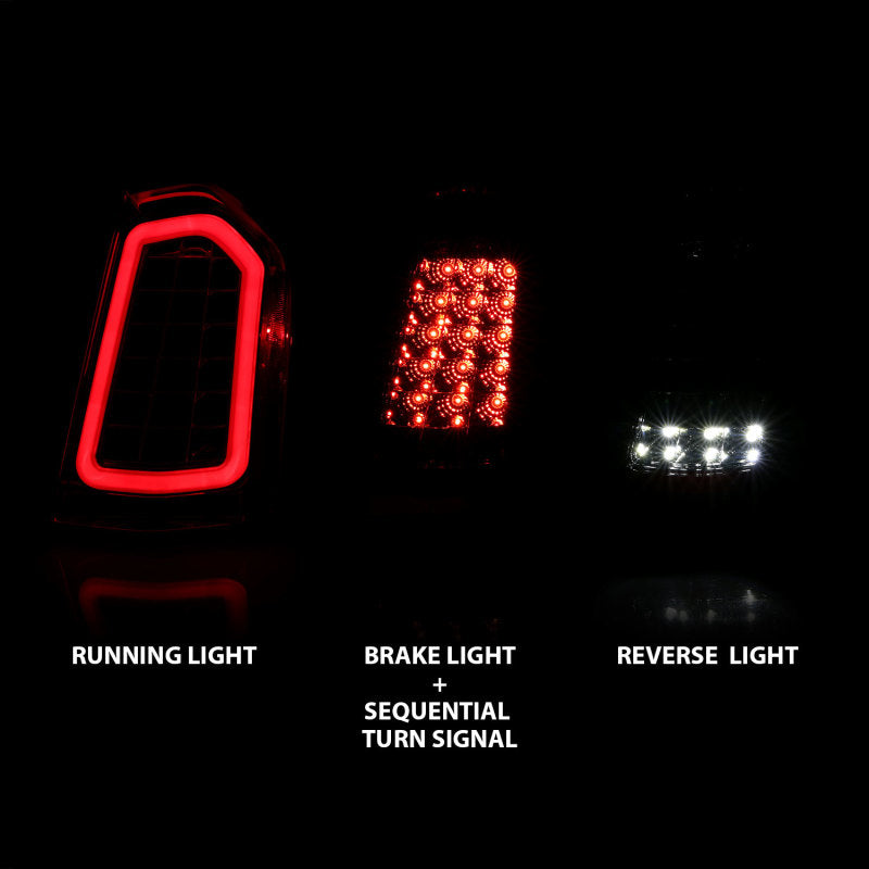 ANZO 11-14 Chrysler 300 LED Taillights Chrome w/ Sequential - eliteracefab.com