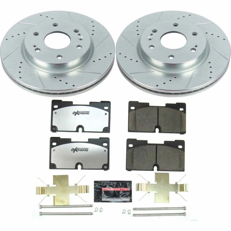 Power Stop 2019 Chevrolet Silverado 1500 Front Z36 Truck & Tow Brake Kit - eliteracefab.com