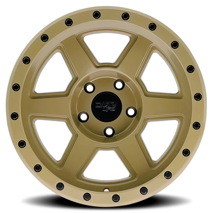 Dirty Life 9315 Compound 17x9 / 5x127 BP / -12mm Offset / 78.1mm Hub Desert Sand Wheel Dirty Life