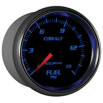 Autometer Cobalt 2-5/8in  Mechanical Fuel Pressure Gauge 0-15 PSI 7911