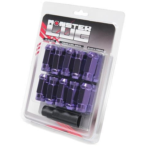 WHEEL MATE MONSTER LOCKING LUG NUT SET OF 4 – PURPLE 14×1.50 - eliteracefab.com