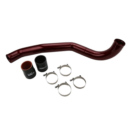 Wehrli 17-19 Chevrolet 6.6L L5P Duramax Driver Side 3in Intercooler Pipe - WCFab Red - eliteracefab.com