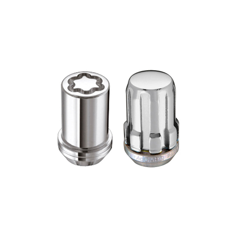 McGard SplineDrive Tuner 5 Lug Install Kit w/Locks & Tool (Cone) M12X1.5 / 13/16 Hex - Chrome - eliteracefab.com