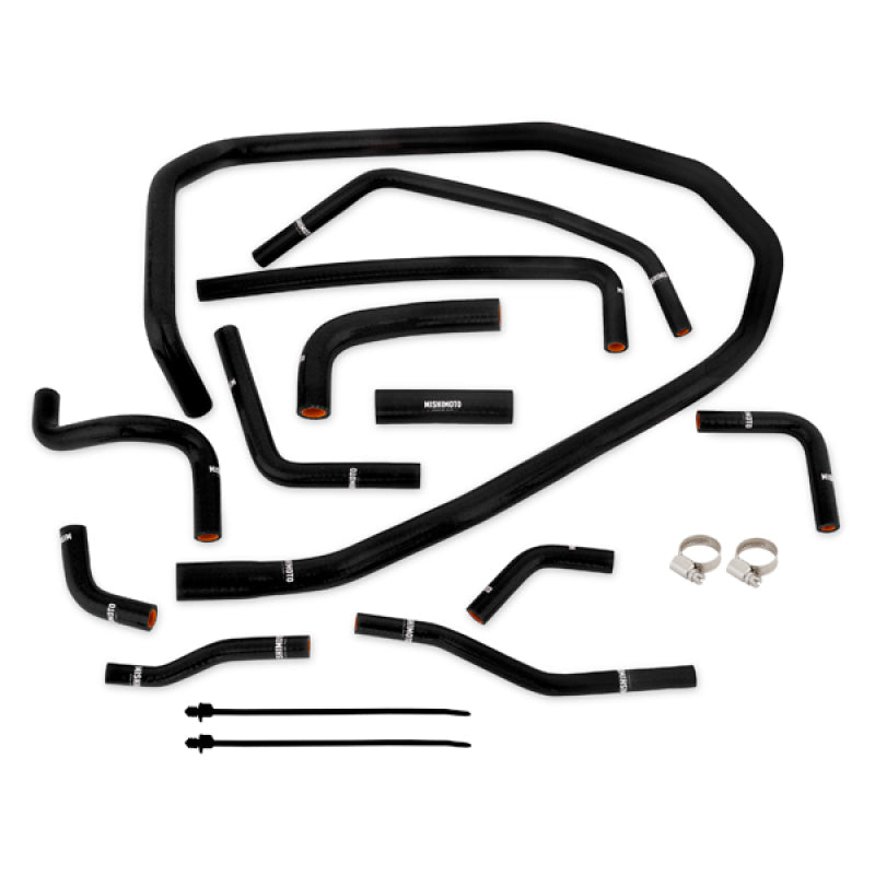 Mishimoto 2015 Subaru WRX Black Silicone Radiator Coolant Ancillary Hoses Kit - eliteracefab.com