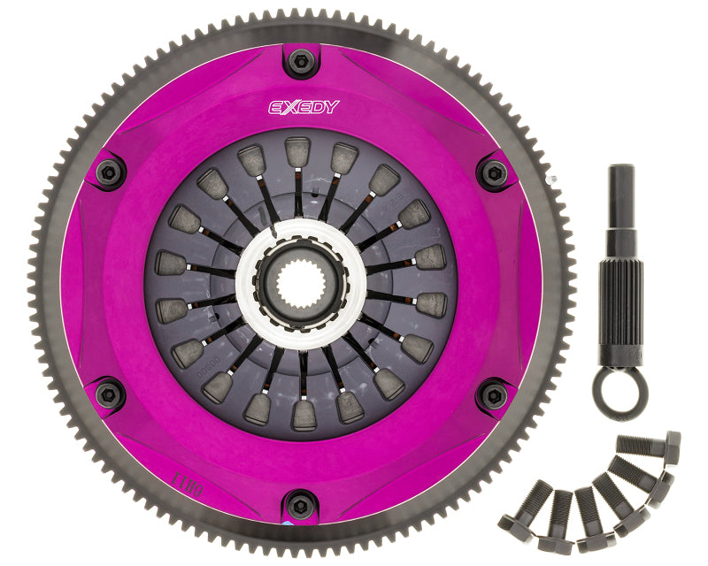 Exedy 1993-1994 Nissan Skyline GTR L6 Hyper Twin Cerametallic Clutch Sprung Center Disc Pull Type - eliteracefab.com