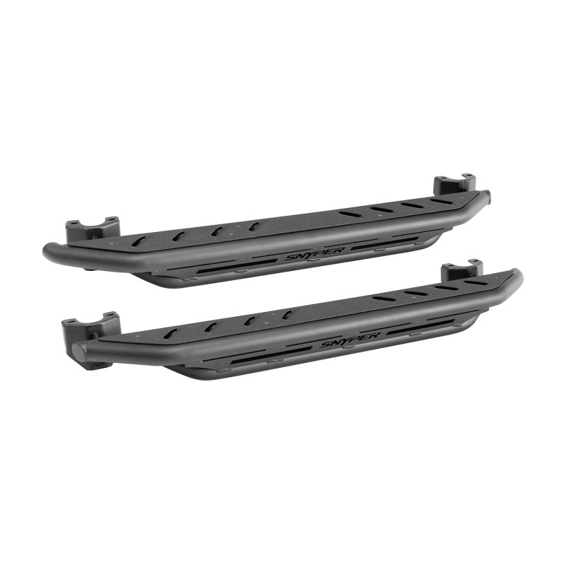 Westin/Snyper 07-17 Jeep Wrangler Triple Tube Rock Rail Steps - Textured Black - eliteracefab.com