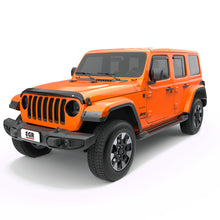 Load image into Gallery viewer, EGR 2018 jeep Wrangler JL SlimLine In-Channel WindowVisors Set of 4 - Dark Smoke