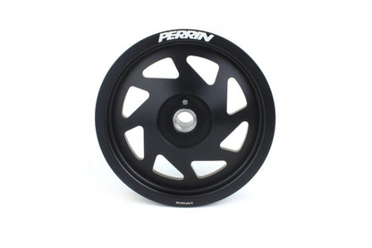 Perrin 19-21 Subaru WRX / 16-18 Forester Lightweight Crank Pulley (FA/FB Engines w/Large Hub) - Blk Perrin Performance