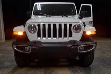 Load image into Gallery viewer, Diode Dynamics JL Wrangler Front Turn Stage 2 (7443 LED Bulb XPR - White and - Amber)