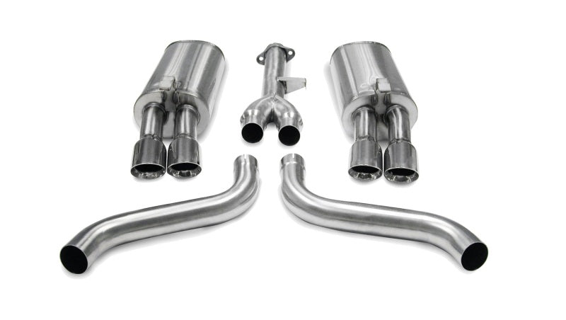 Corsa 86-91 Chevrolet Corvette C4 5.7L V8 L98 Polished Sport Cat-Back Exhaust - eliteracefab.com