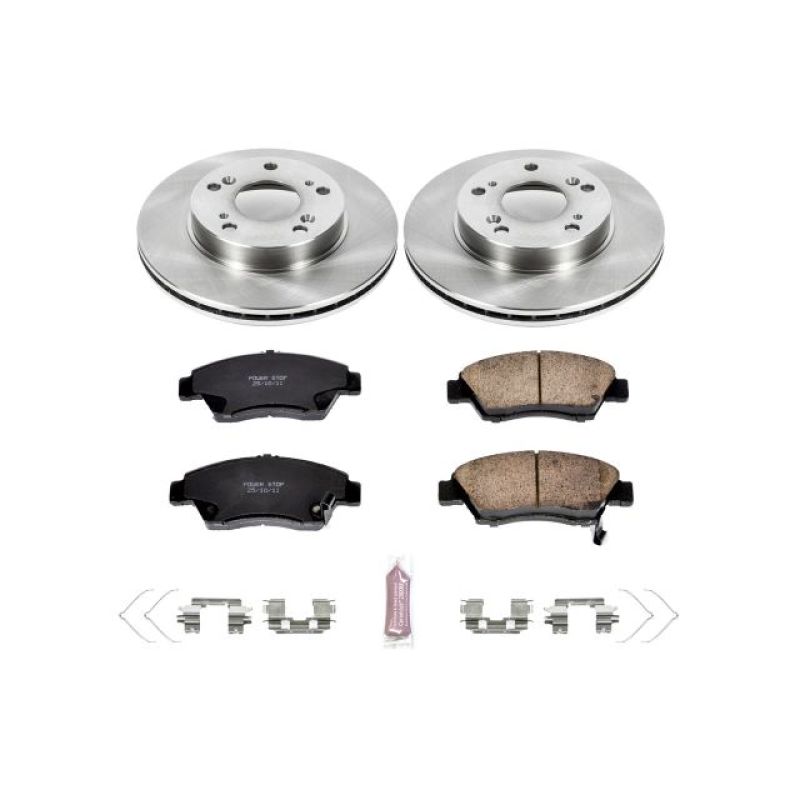 Power Stop 06-11 Honda Civic Front Autospecialty Brake Kit - eliteracefab.com