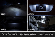 Load image into Gallery viewer, Diode Dynamics 15-19 Subaru Outback Interior LED Kit Cool White Stage 2