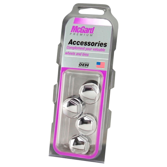 McGard Chrome Nylon Wheel Lug Caps Universal - Set of 4 - 70006