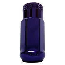 Load image into Gallery viewer, WHEEL MATE MONSTER LOCKING LUG NUT SET OF 4 – PURPLE 14×1.50 - eliteracefab.com