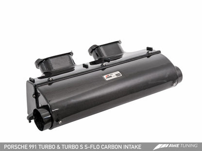 AWE Tuning Porsche 991 (991.2) Turbo and Turbo S S-FLO Carbon Intake - eliteracefab.com