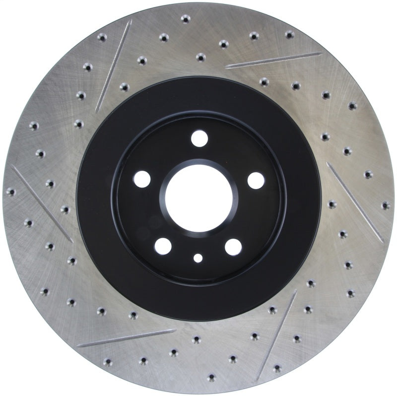 StopTech Drilled & Slotted Left Sport Brake Rotor for 2009 Cadillac CTS-V - eliteracefab.com