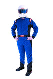 RaceQuip Blue Chevron-1 Suit - SFI-1 2XL