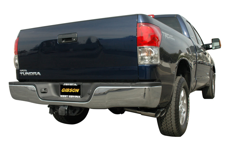 Gibson 14-19 Toyota Tundra SR 4.6L 2.5in Cat-Back Dual Sport Exhaust - Stainless Gibson