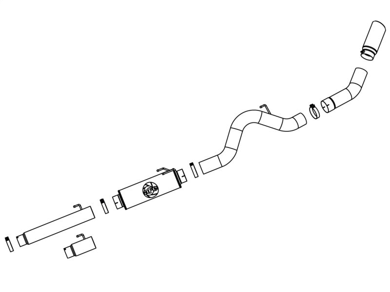 aFe MACHForce XP Exhaust 5in Cat-Back SS 04.5-07 Dodge Diesel Trucks L6-5.9L (td) aFe