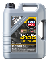 Load image into Gallery viewer, LIQUI MOLY 5L Top Tec 4100 Motor Oil 5W40