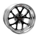 Weld S76 17x9 / 5x4.75 BP / 6.8in. BS Black Wheel (Medium Pad) - Non-Beadlock