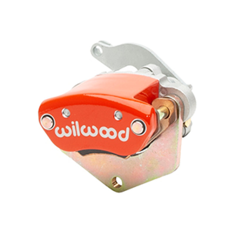 Wilwood Caliper-MC4 Mechanical-L/H - Red w/ Logo 1.19in Piston .81in Disc Wilwood
