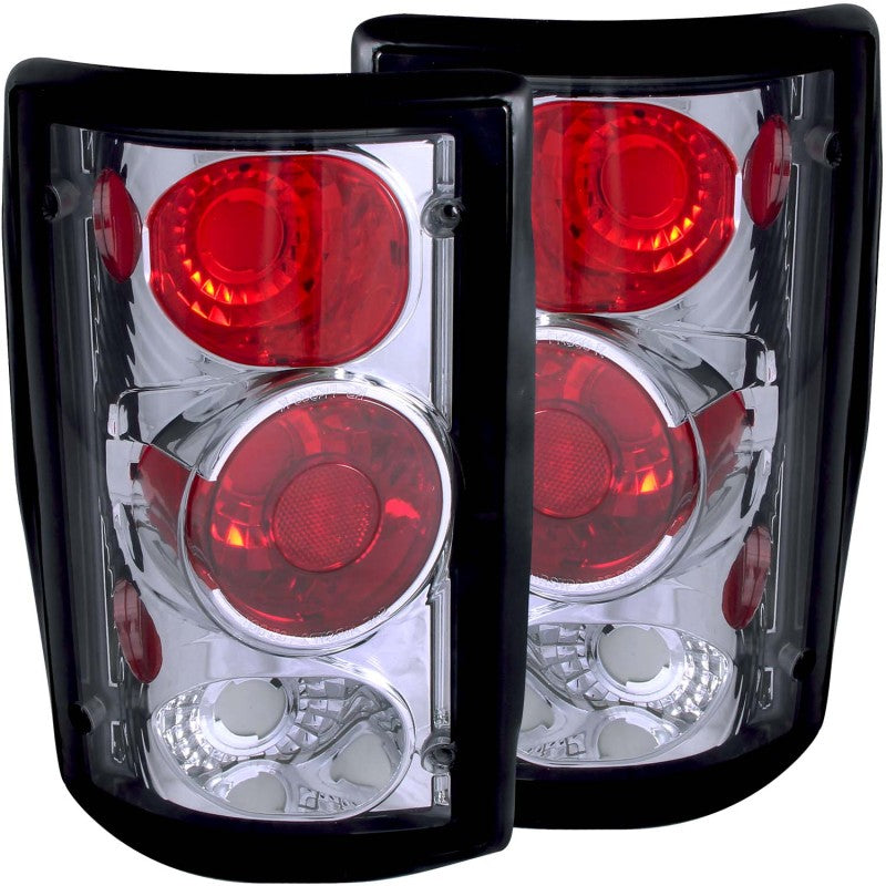 ANZO 2000-2005 Ford Excursion Taillights Chrome - eliteracefab.com