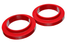 Load image into Gallery viewer, Energy Suspension Universal 3 3/4in ID 25 7/16in OD 3/4in H Red Coil Spring Isolators (2 per set) - eliteracefab.com