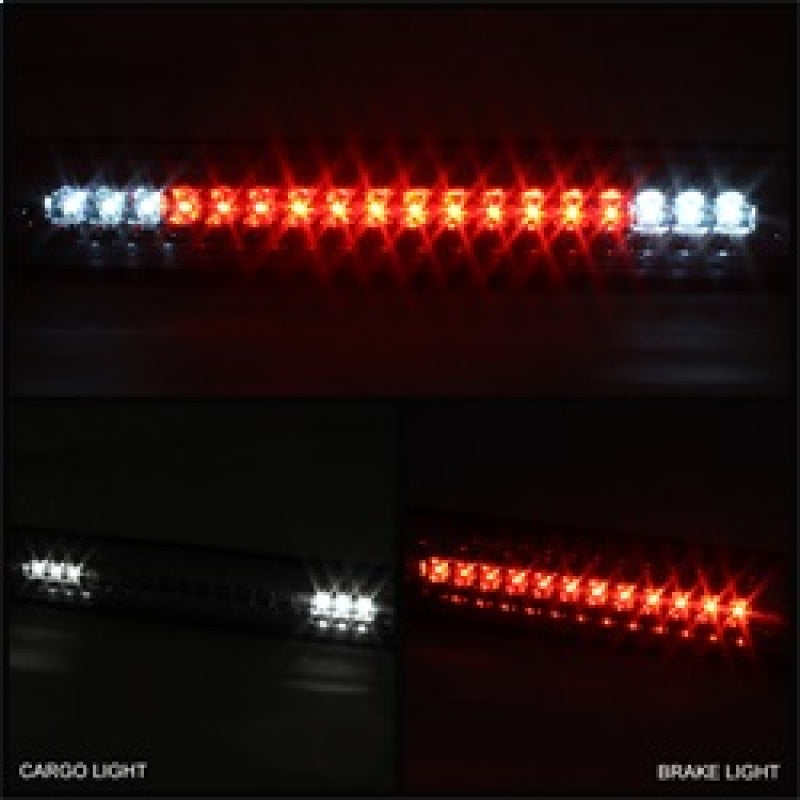 Xtune Chevy GMC C10 / Ck Series Sierra Silverado 88-98 LED 3rd Brake Light Smoke BKL-CCK88-LED-SM - eliteracefab.com