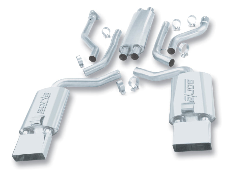 Borla 92-96 Chevrolet Corvette Hatchback/Conv 5.7L 8cyl 4/6 Spd Touring SS Catback Exhaust - eliteracefab.com