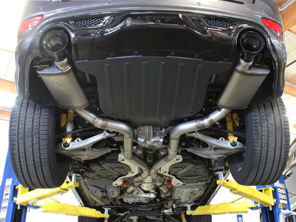 aFe MACHForce XP Cat-Back Exhaust Stainless No Tips 12-15 Jeep Grand Cherokee SRT/SRT-8 V8 Hemi 6.4L - eliteracefab.com