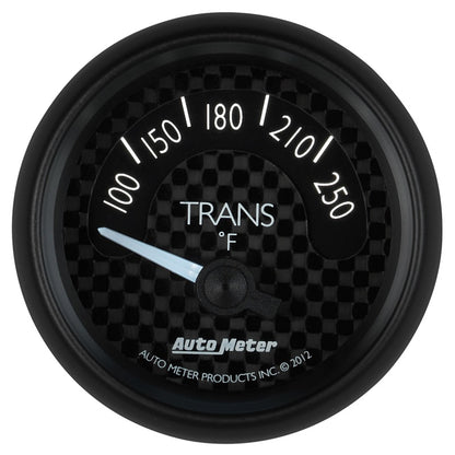 Autometer GT Series 52mm Short Sweep Electronic 100-250 Deg F Transmission Temperature 8049
