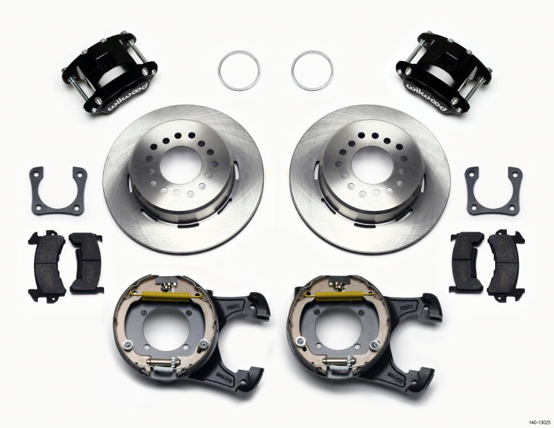 Wilwood D154 P/S Park Brake Kit 12 Bolt 2.81in Offset Staggered Shock Wilwood